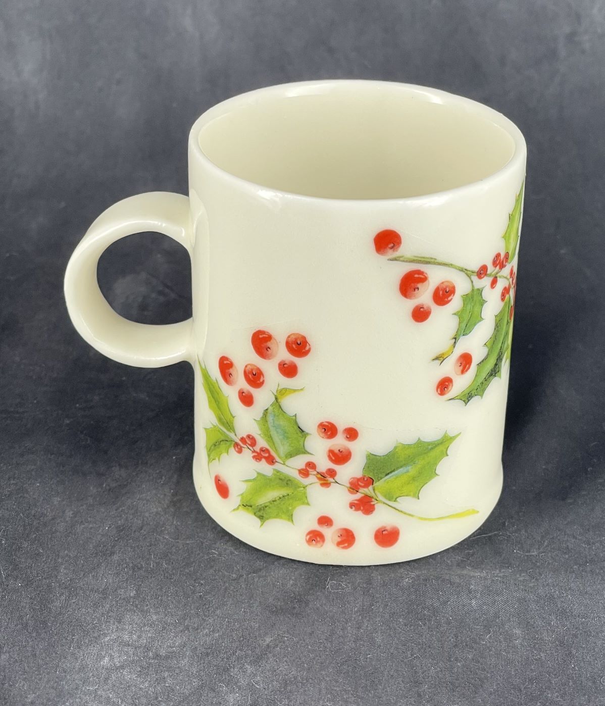 Porcelain Mistletoe Mugs