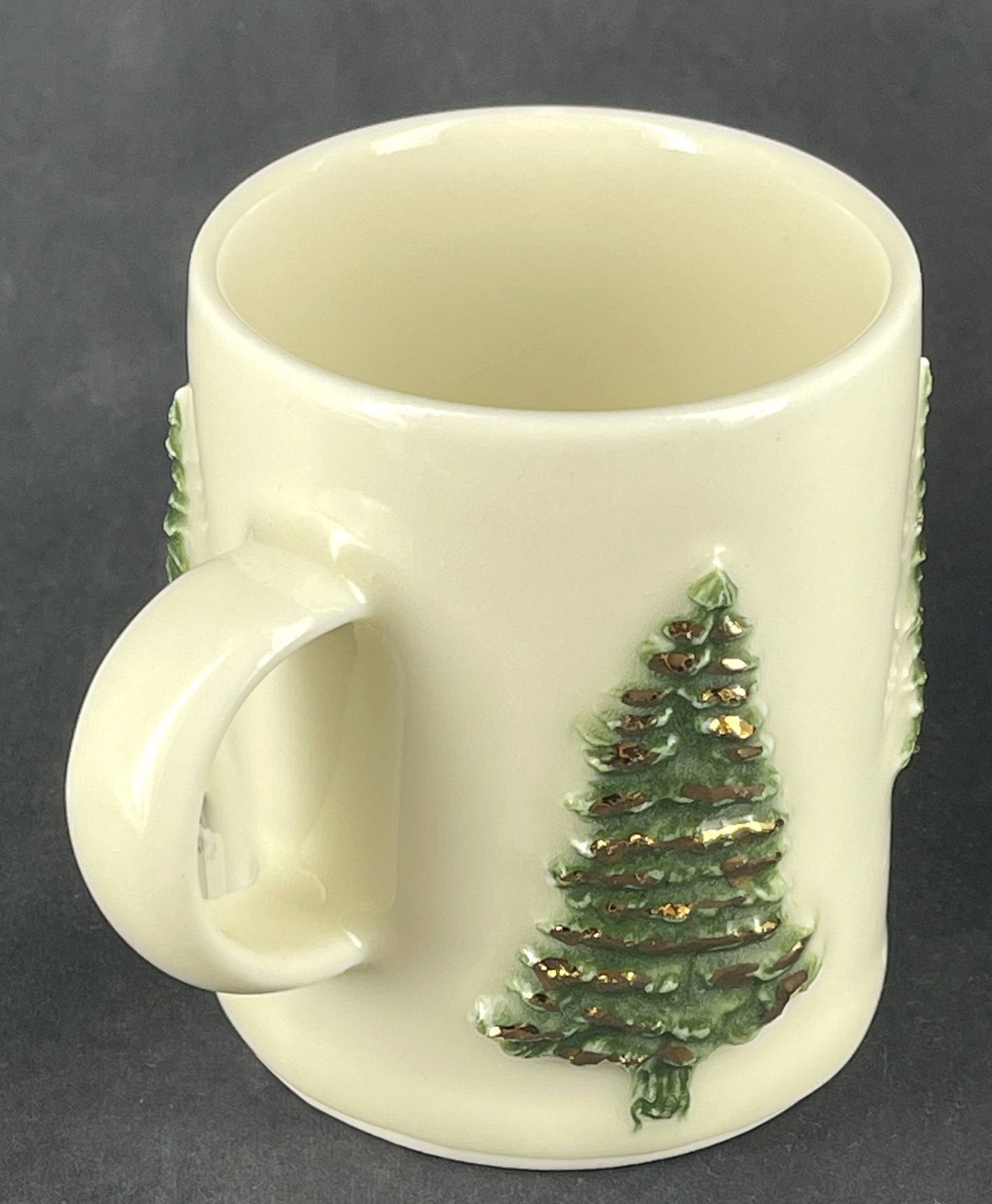 Small Porcelain Christmas Tree Mug