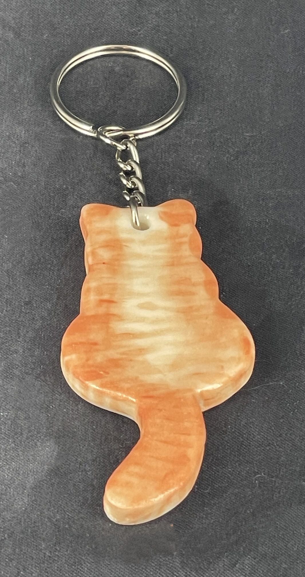 Kitty Cat Silhouette Keychains