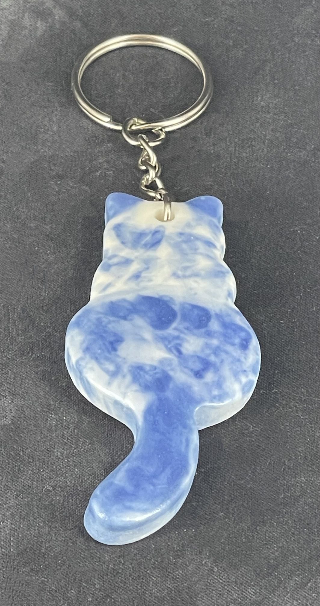 Kitty Cat Silhouette Keychains