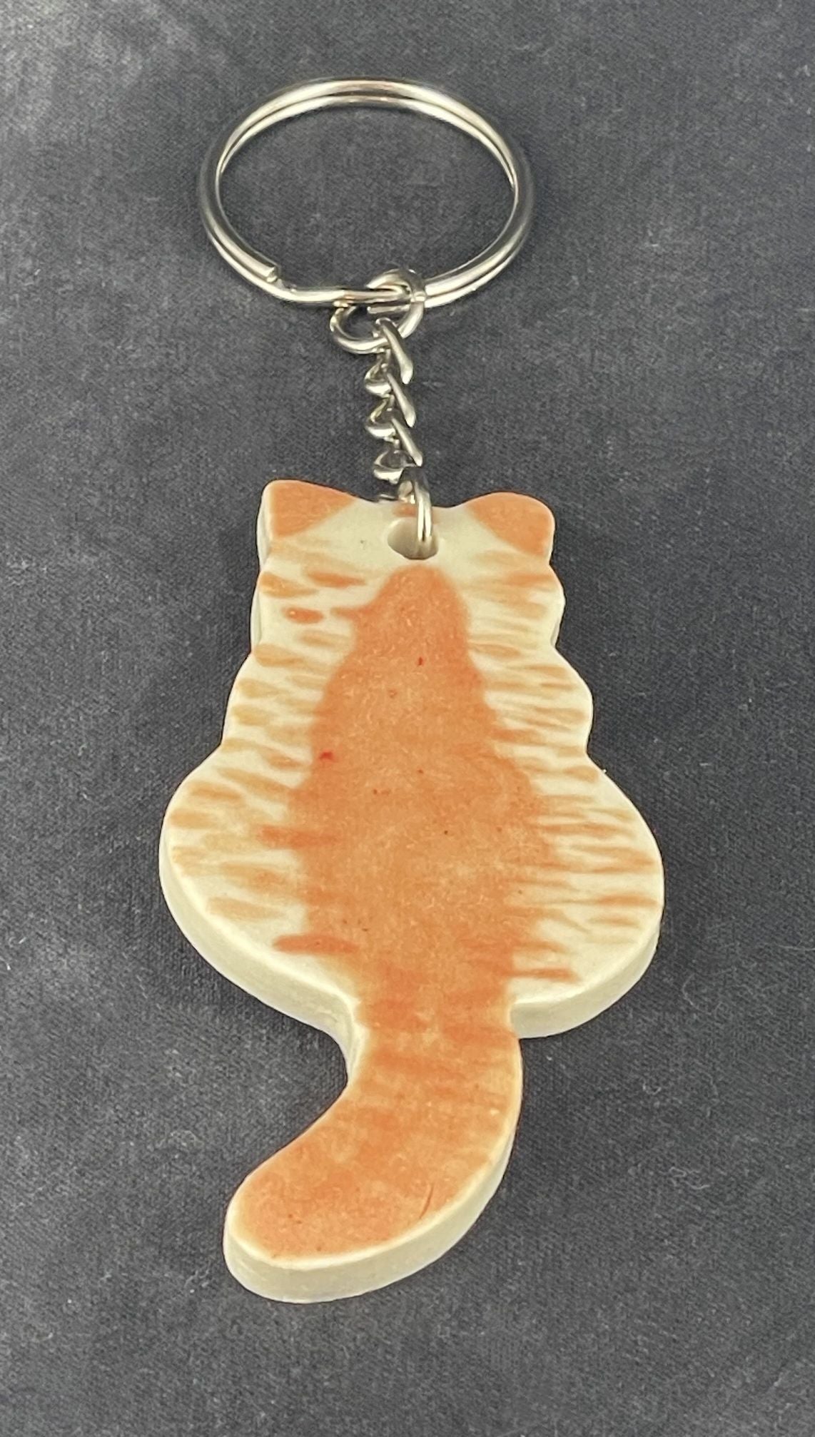 Kitty Cat Silhouette Keychains