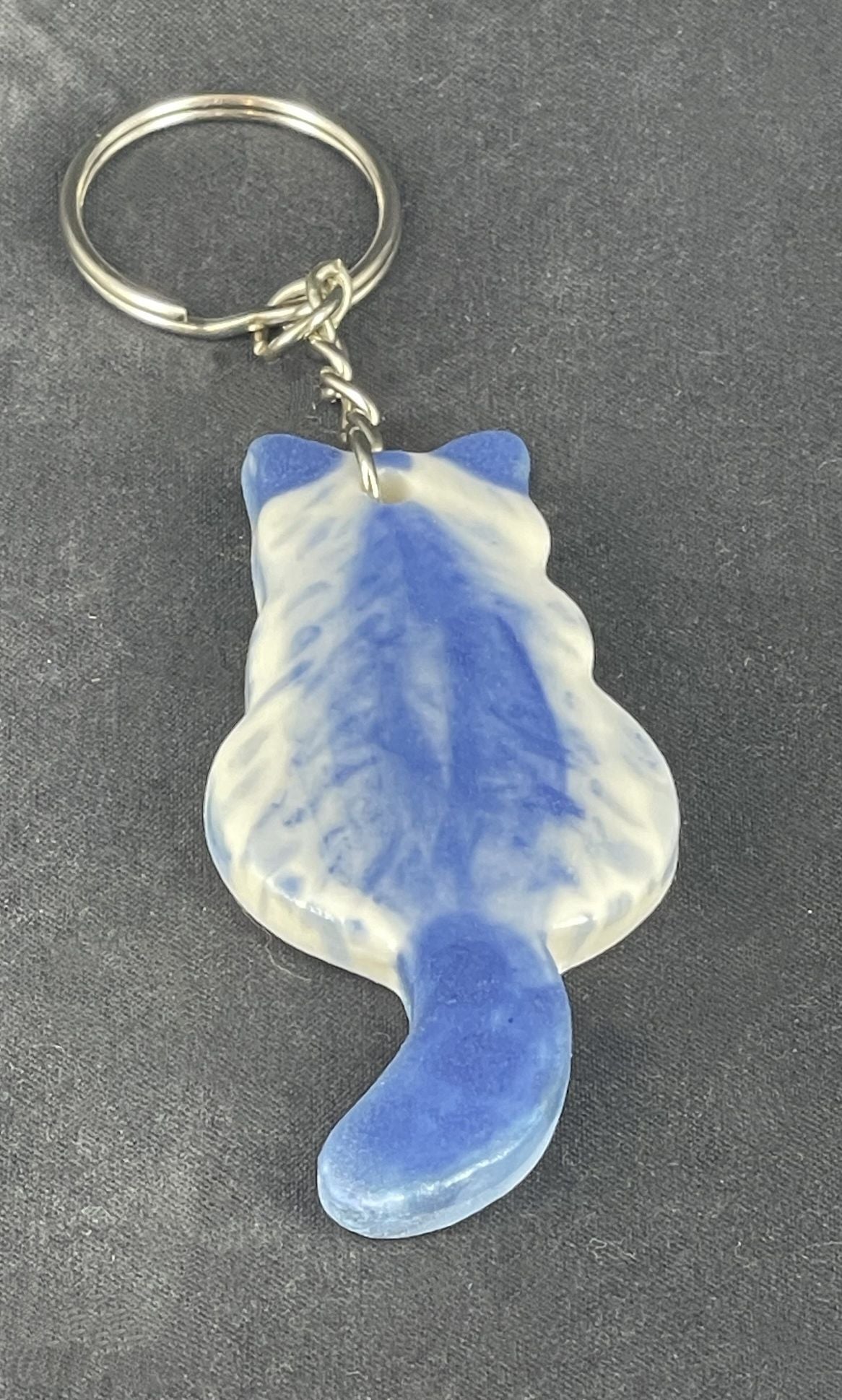 Kitty Cat Silhouette Keychains