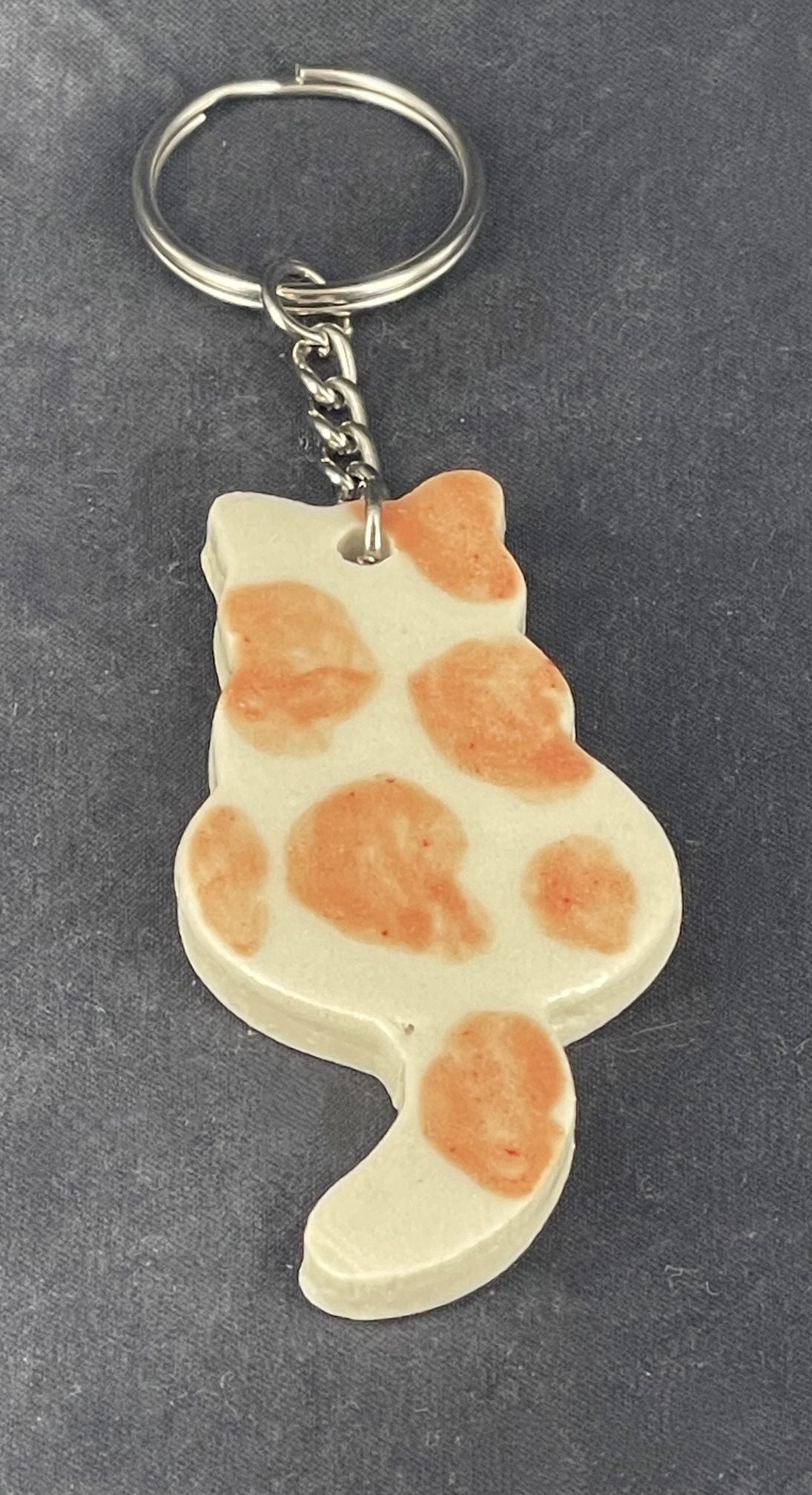 Kitty Cat Silhouette Keychains