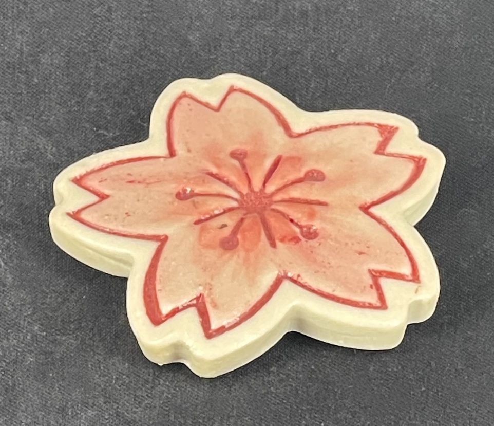 Porcelain Cherry Blossom Fridge Magnet