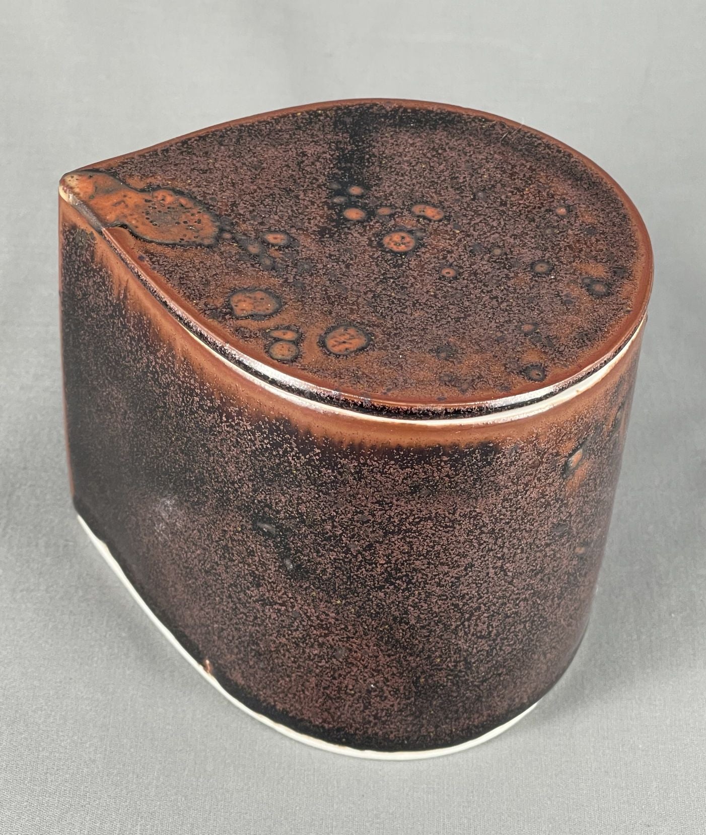 Small Teardrop-Shaped Lidded Vessel