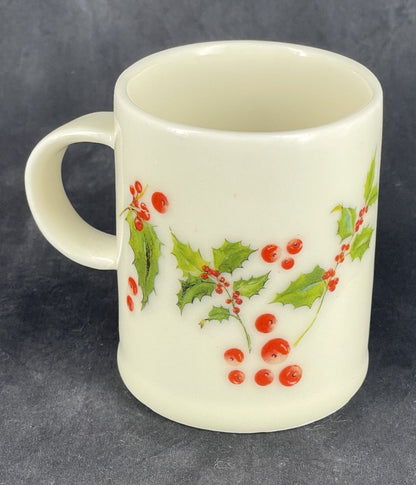 Porcelain Mistletoe Mugs