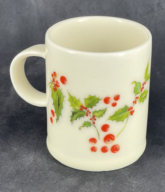 Porcelain Mistletoe Mugs