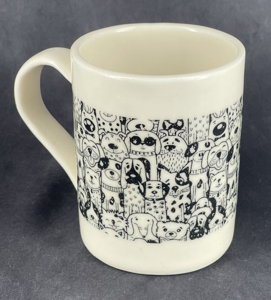 Large Porcelain Dog Lovers Mug