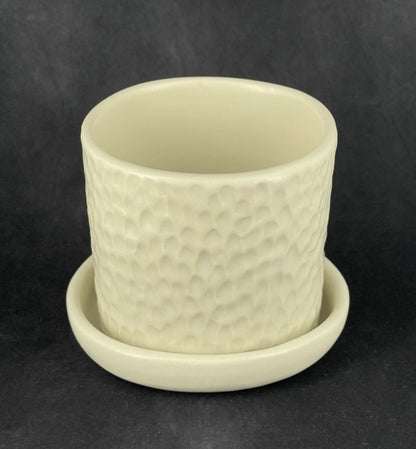 Porcelain Planter with Drip Tray