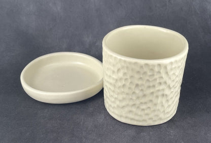 Porcelain Planter with Drip Tray