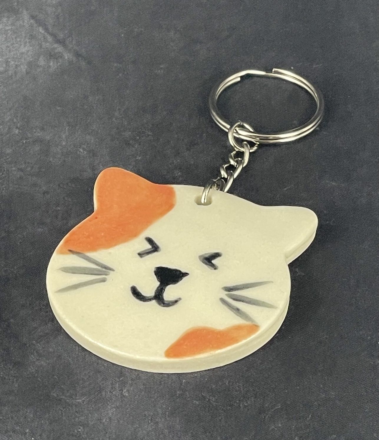 Kitty Cat Face Keychains