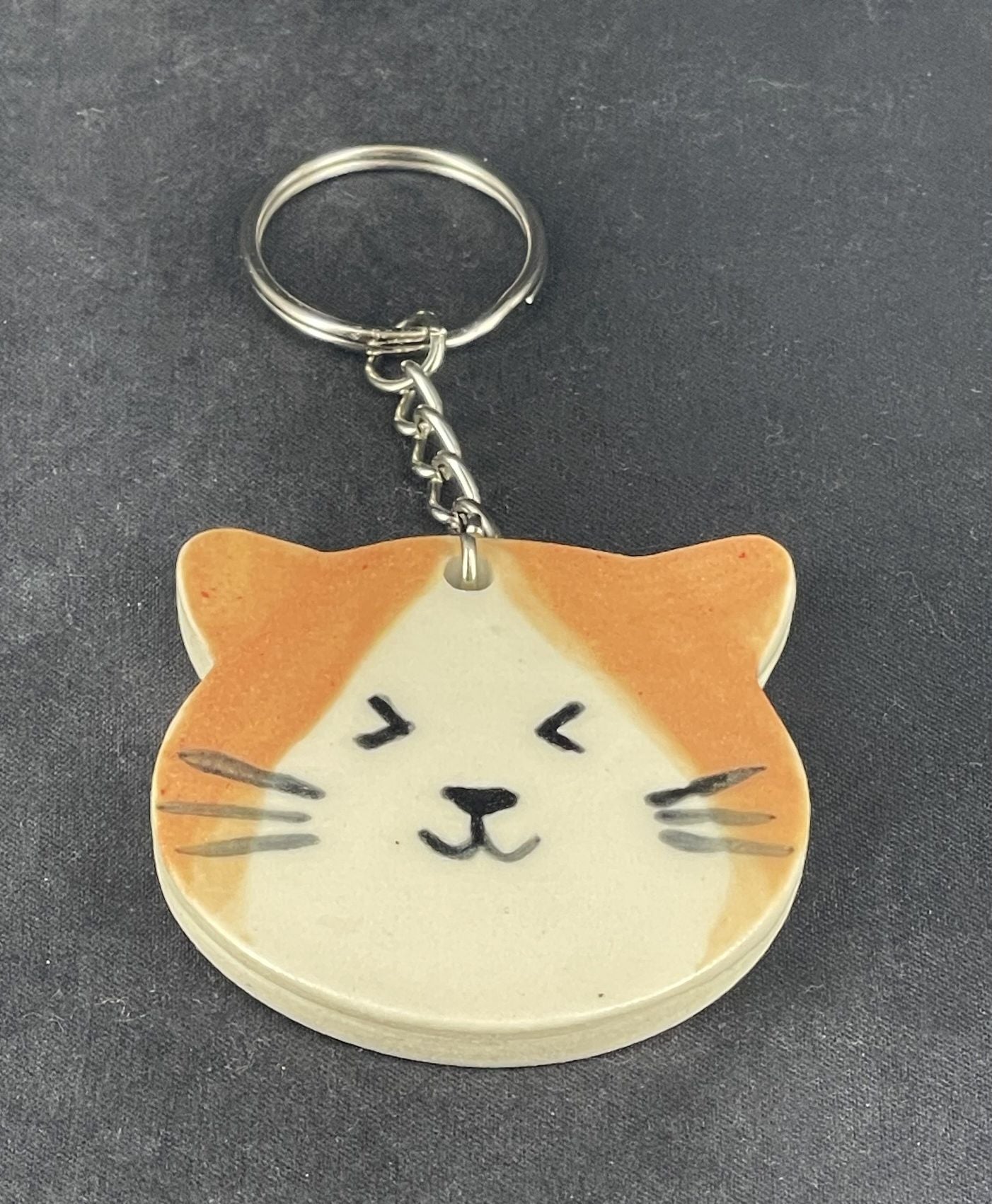 Kitty Cat Face Keychains
