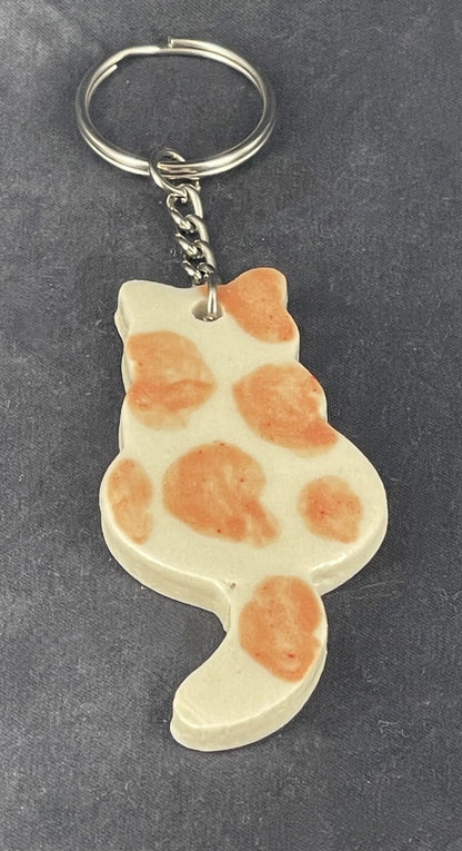 Kitty Cat Silhouette Keychains